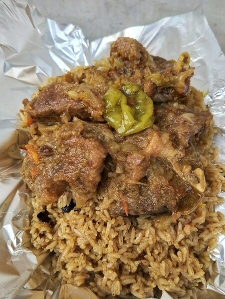 Riz soumara viande de bœuf