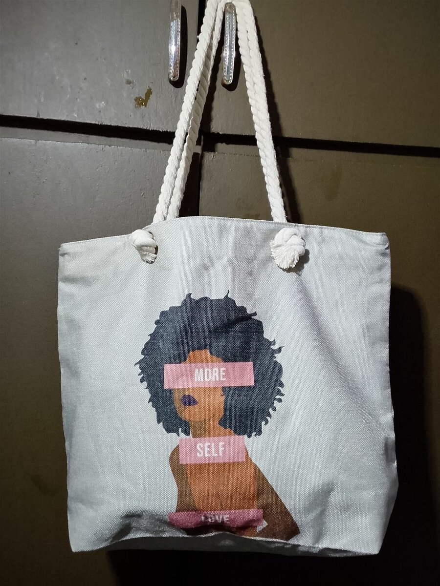 Sac cabas en toile artistique