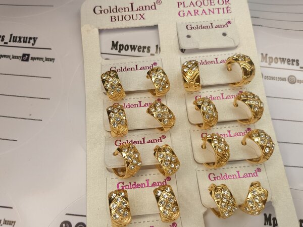 Golden land earrings