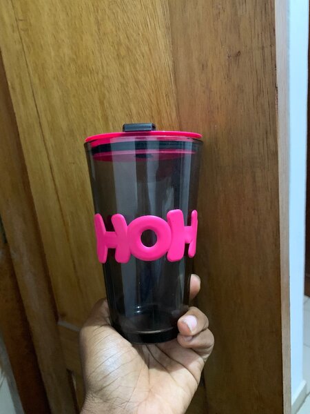 Gobelet Travel Noir et Rose