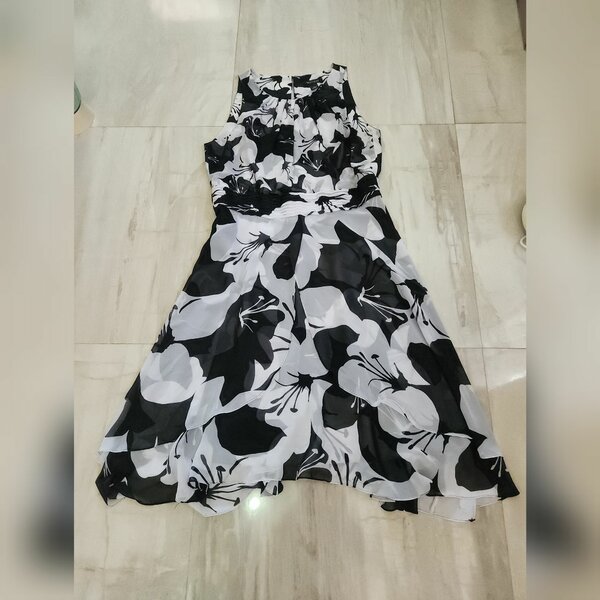 Blaxk & White Cocktail Dress