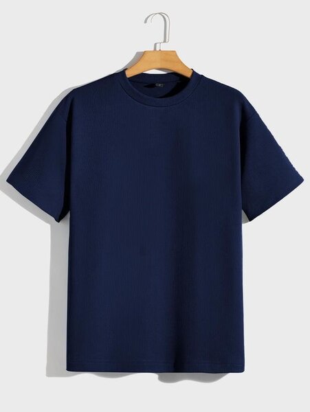 T-shirt bleu unisexe