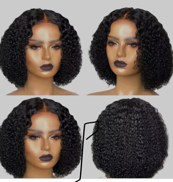 Perruque Bouclée Naturelle