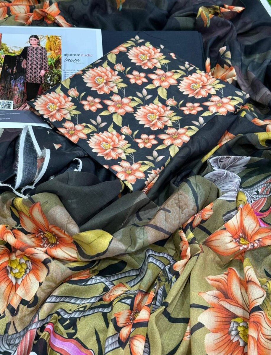 Lady's Lawn 3pc Unstich Suit