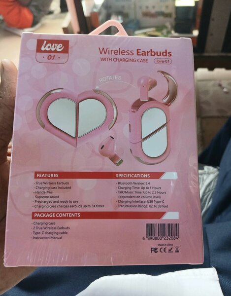 Écouteurs sans fil Love 01