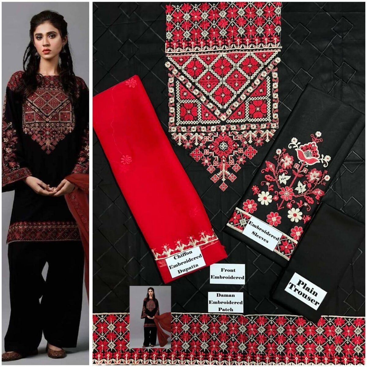 Khaddar 3 Peace Suit