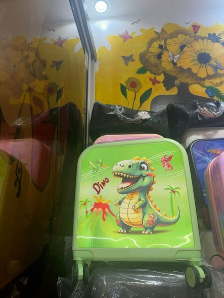 Valise Enfant Vert Dino