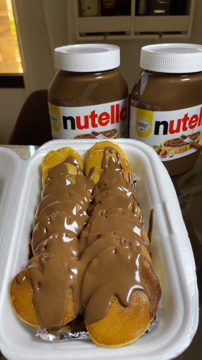 Pancakes au Nutella