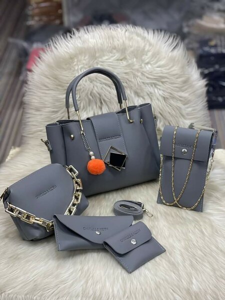 Royal Star (Grey)  5-in-1 Handbag Set