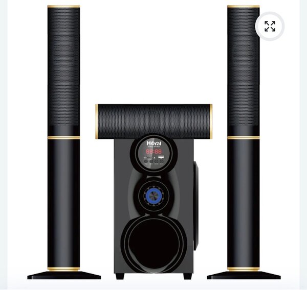 Système audio avec subwoofer puissant