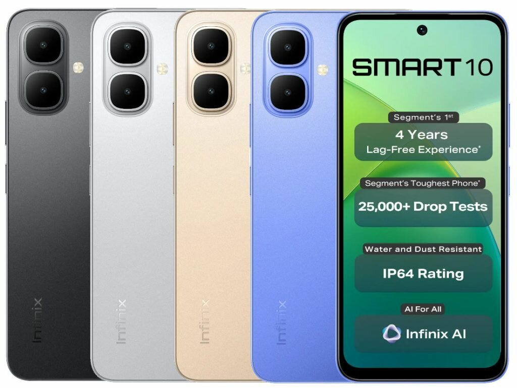 Infinix Smart 10 Smartphone IP64