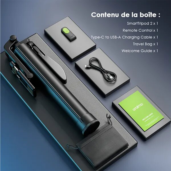 Trépied Smartphone 360° avec Télécommande