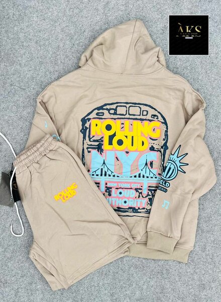 Ensemble Hoodie et Short Rolling Loud NYC