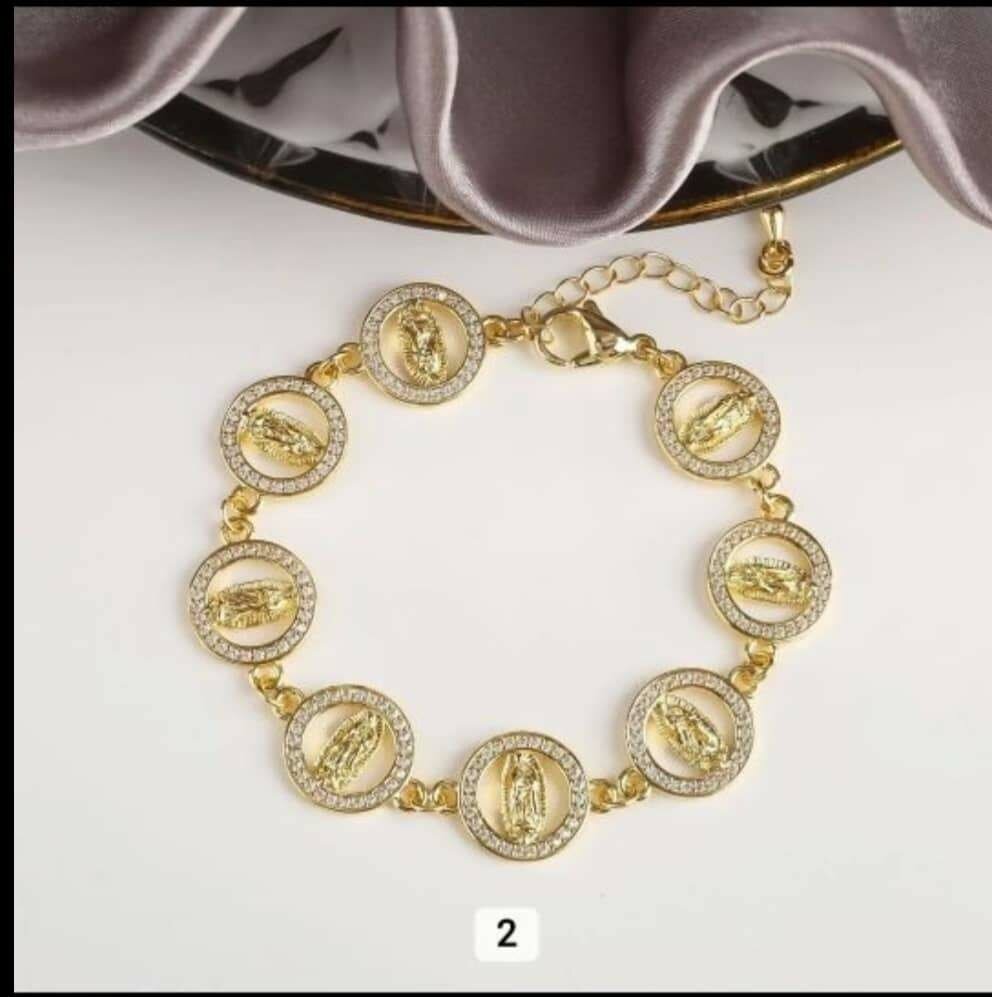 BRACELET MARIAL À L'EFFIGIE DE NOTRE DAME DE GUADELOUPE