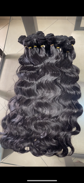 Meches body wave noires 24"