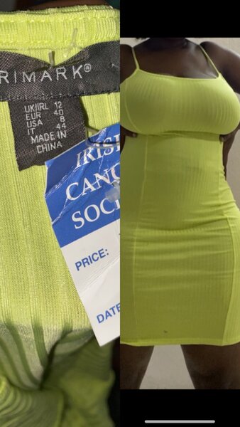 Robe moulante jaune élastique