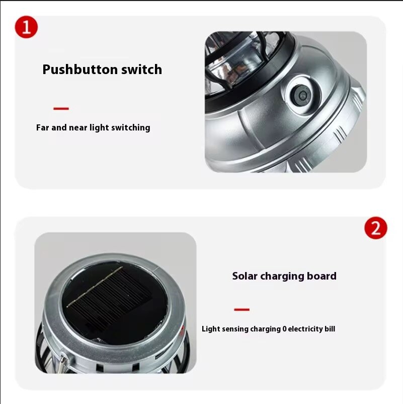 Lantern LED solaire portable