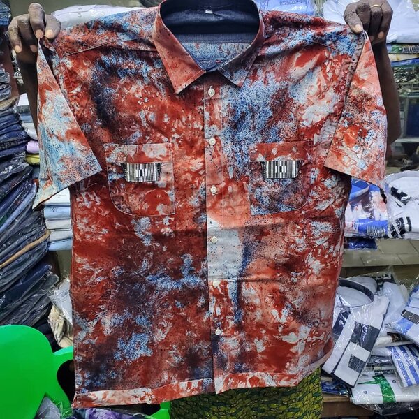 Chemise Homme Imprimé Art Abstrait