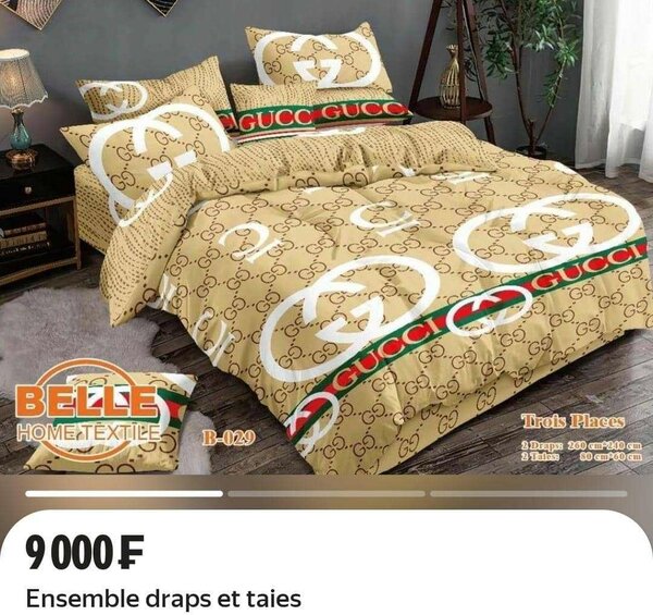 Ensemble draps taies