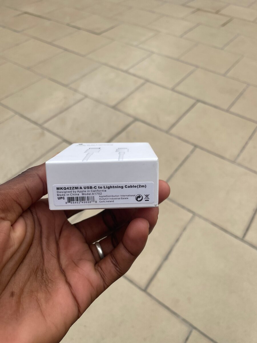 Câble USB-C vers Lightning 2m
