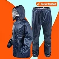 Rain Suit for Men / Waterproof Raincoat with Pants Parachute Fabric FOG SUIT Moisture proof rainwear, Lightweight 2 Pieces Hooded Coat and Trouser, fully Protector for Outdoor Activities
