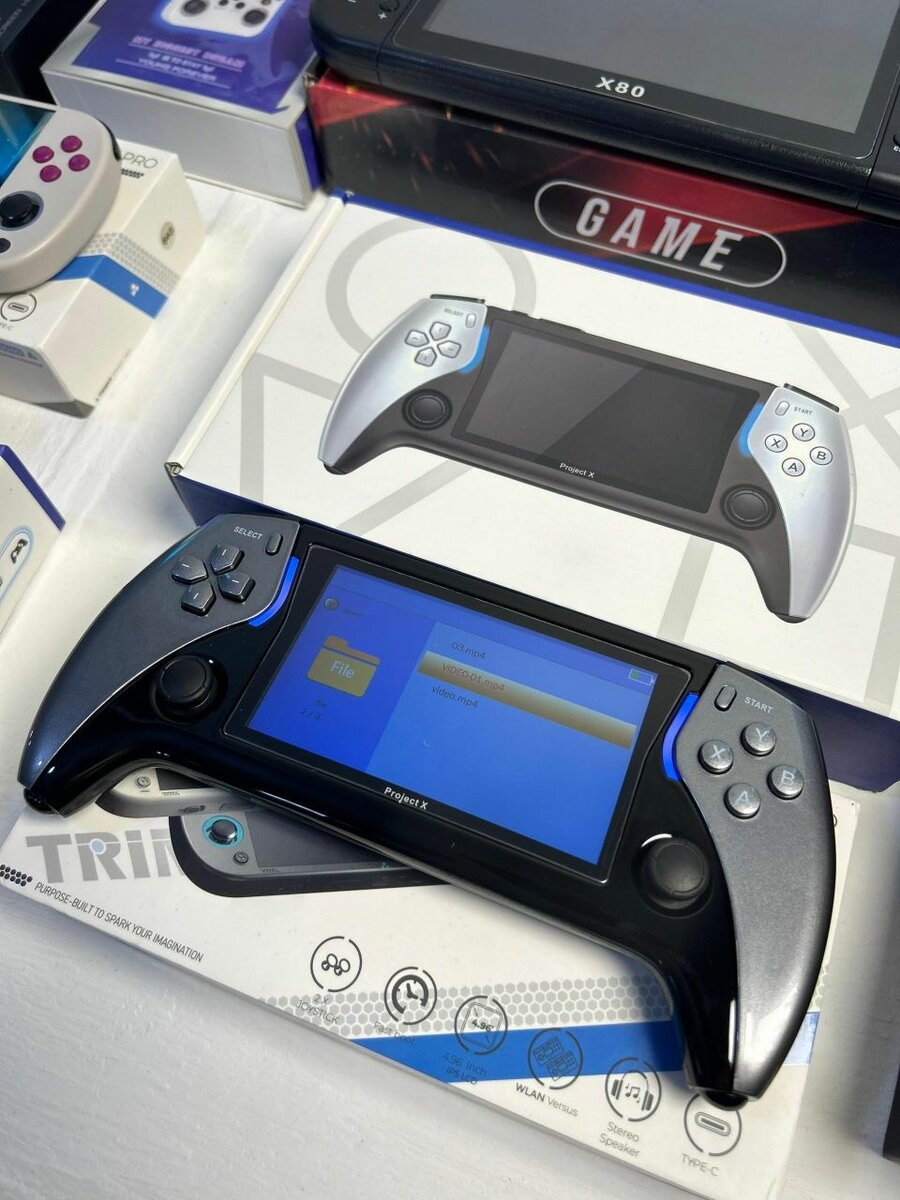 Console de jeux Project X  Revivez des jeux classiques