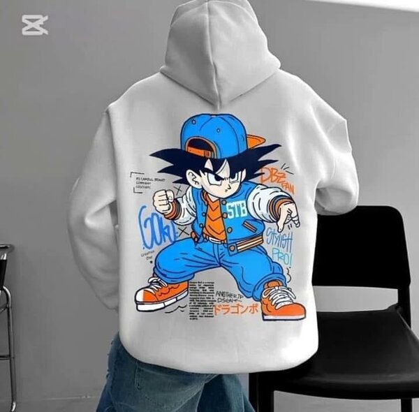 Sweat à capuche imprimé tendance