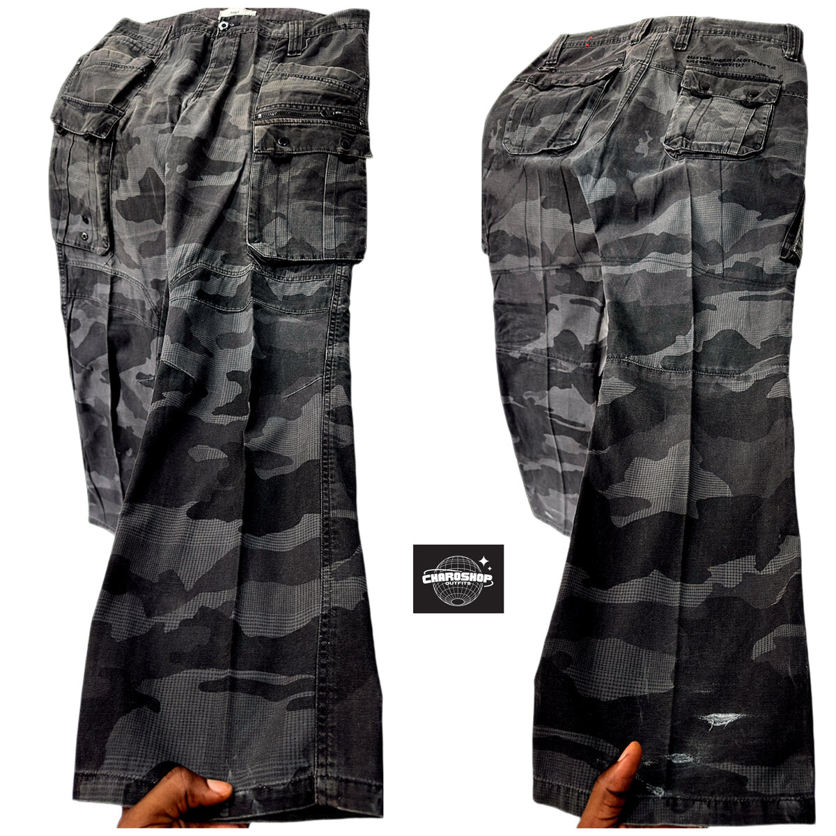 Pantalon Cargo treillis Homme