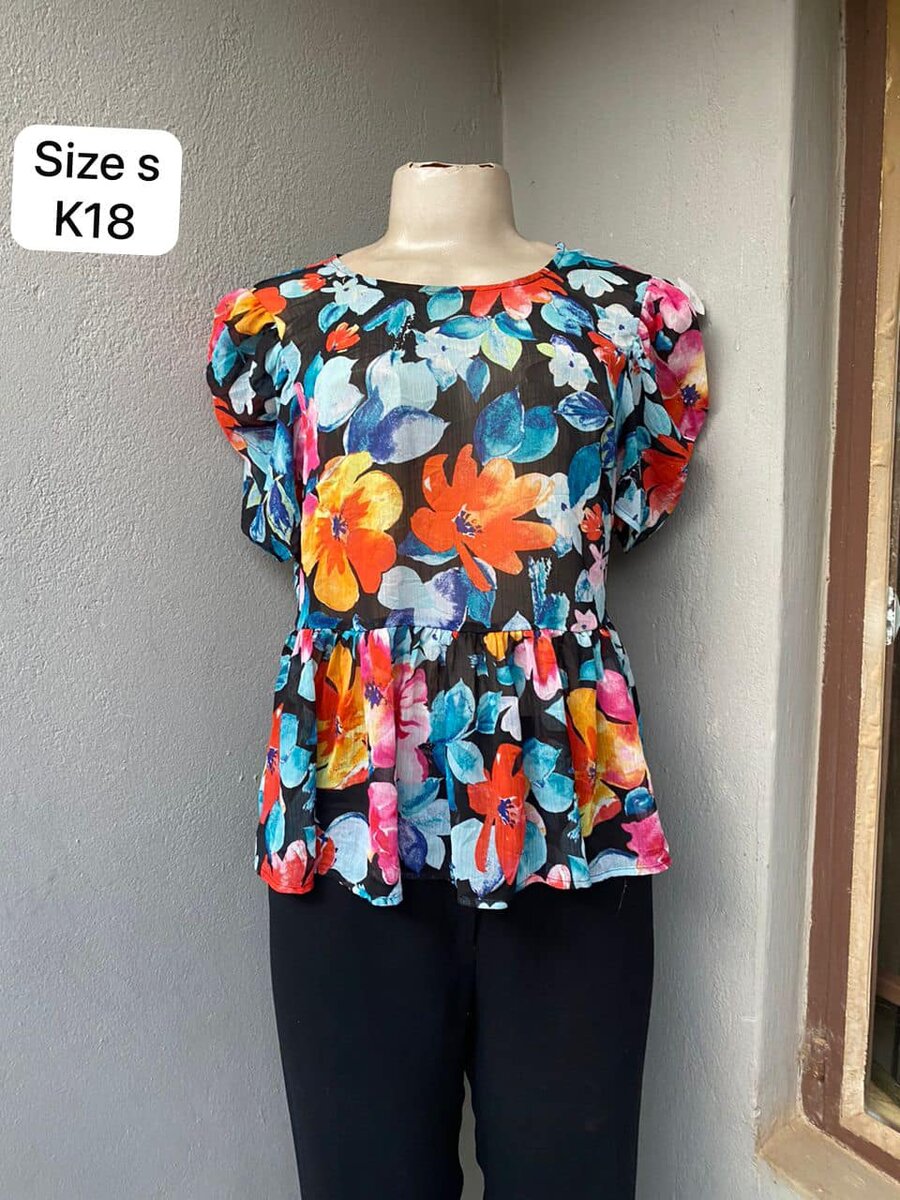 Shirt with Flower Print