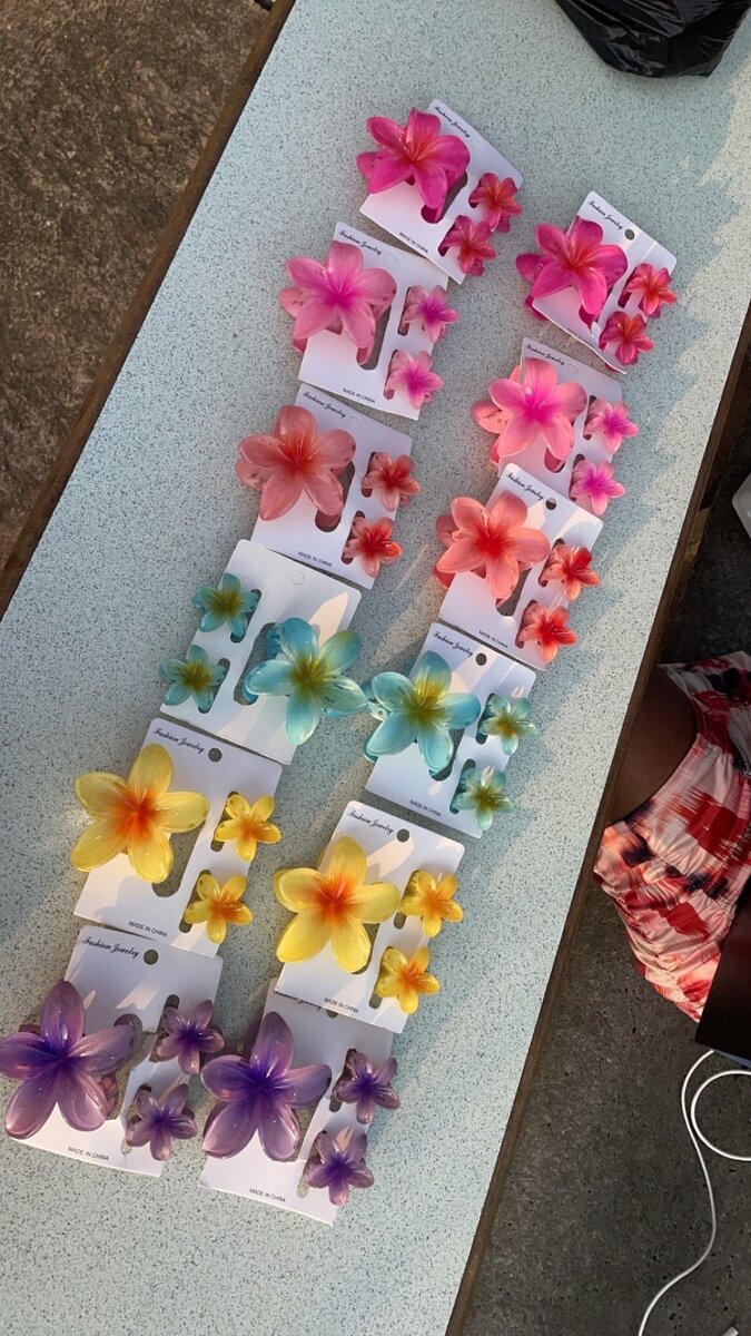 Barrette en forme de Fleur