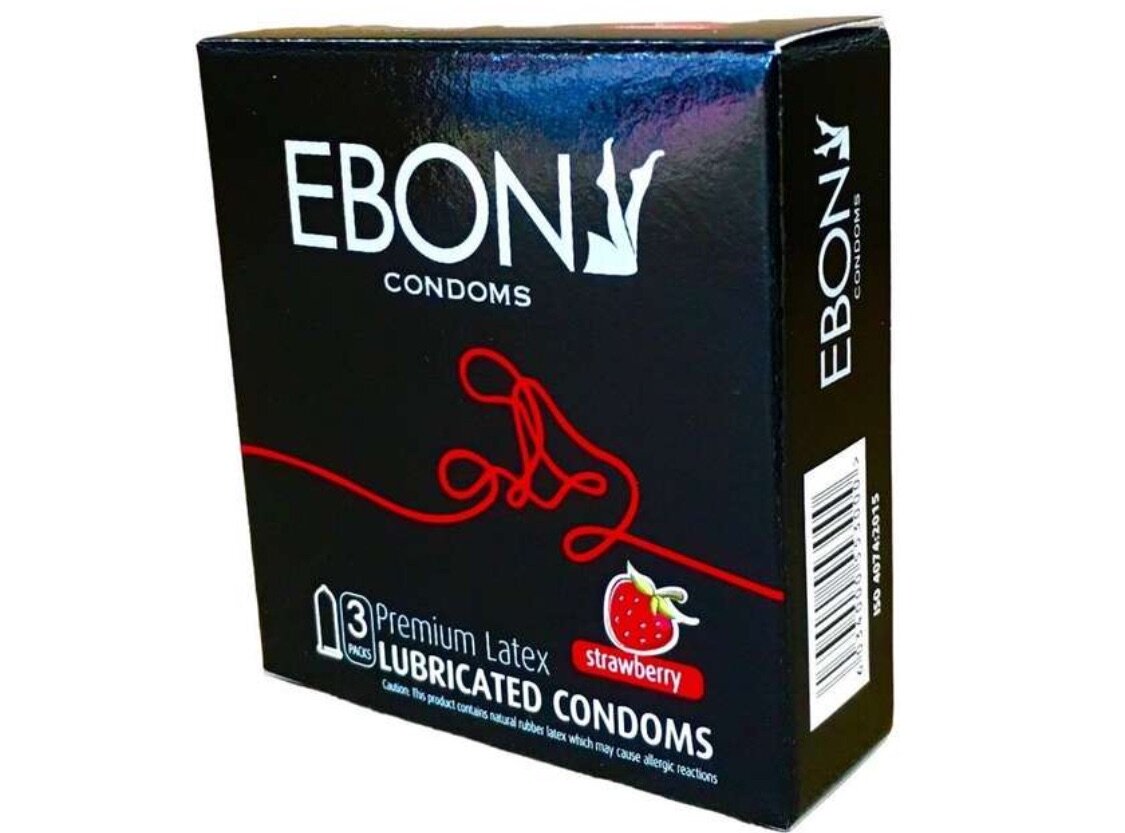 Ebony Condom X3