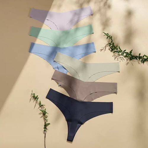 6 pieces invisible panties