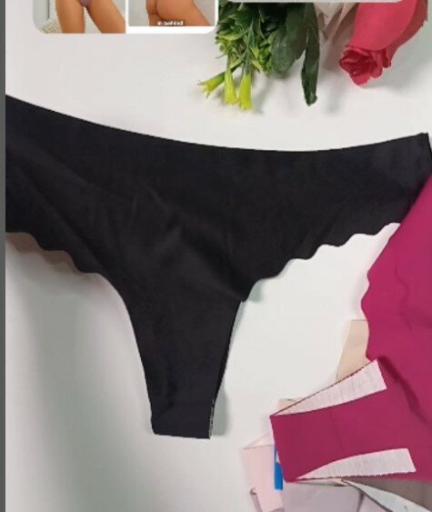 Seamless/invisible thong panties