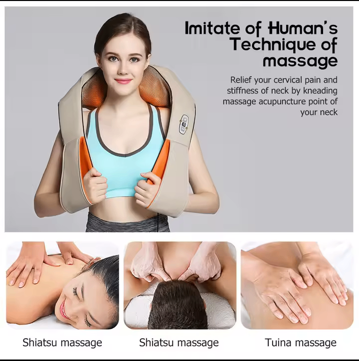 Écharpe de massage chauffante