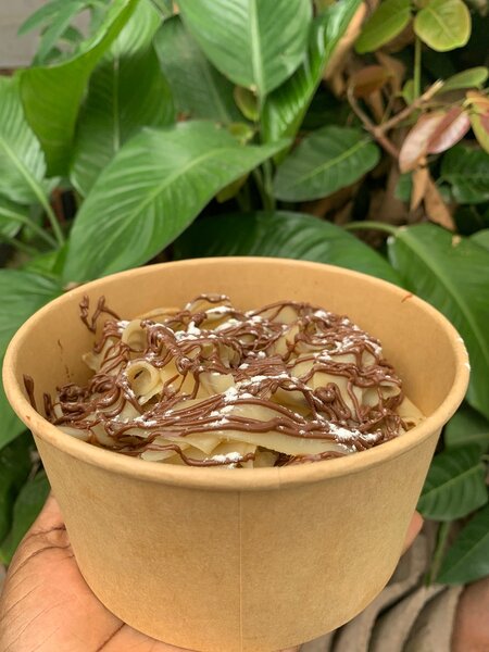 Crêpes fettuccine nutella