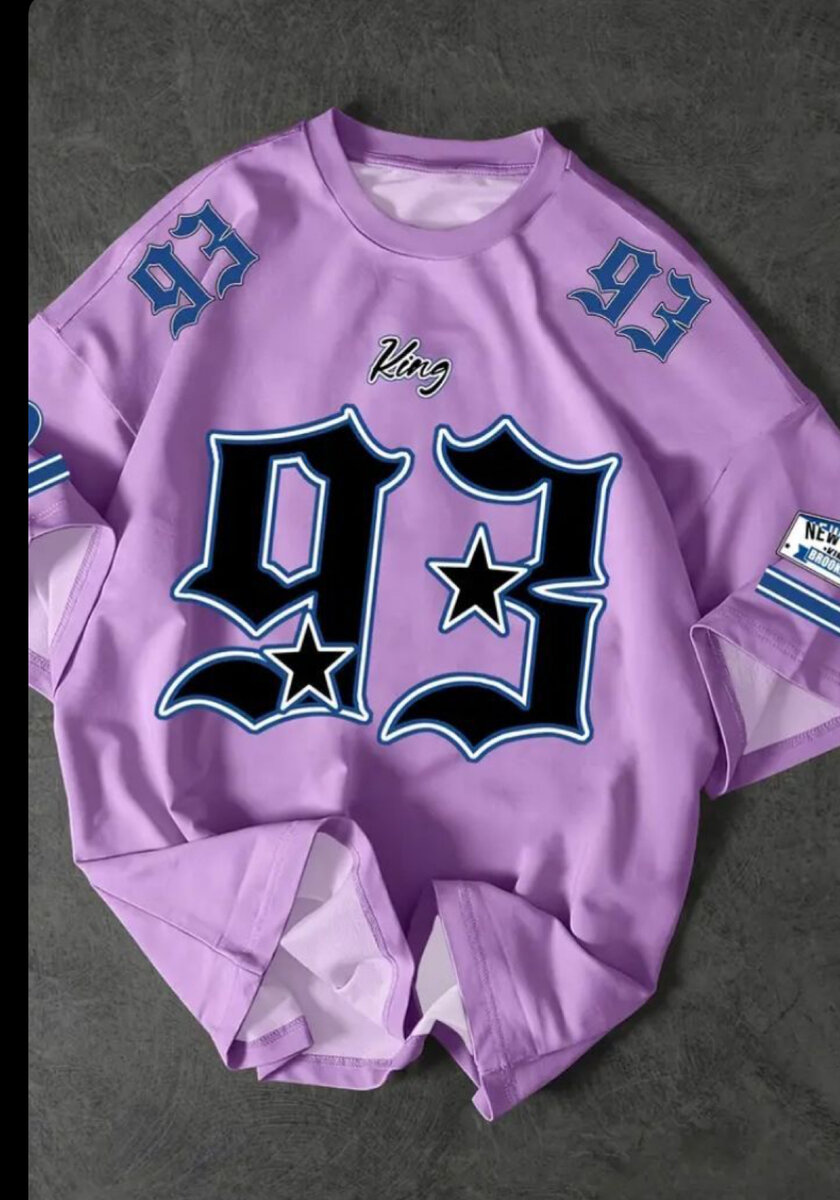 T-shirt violet "King 93"