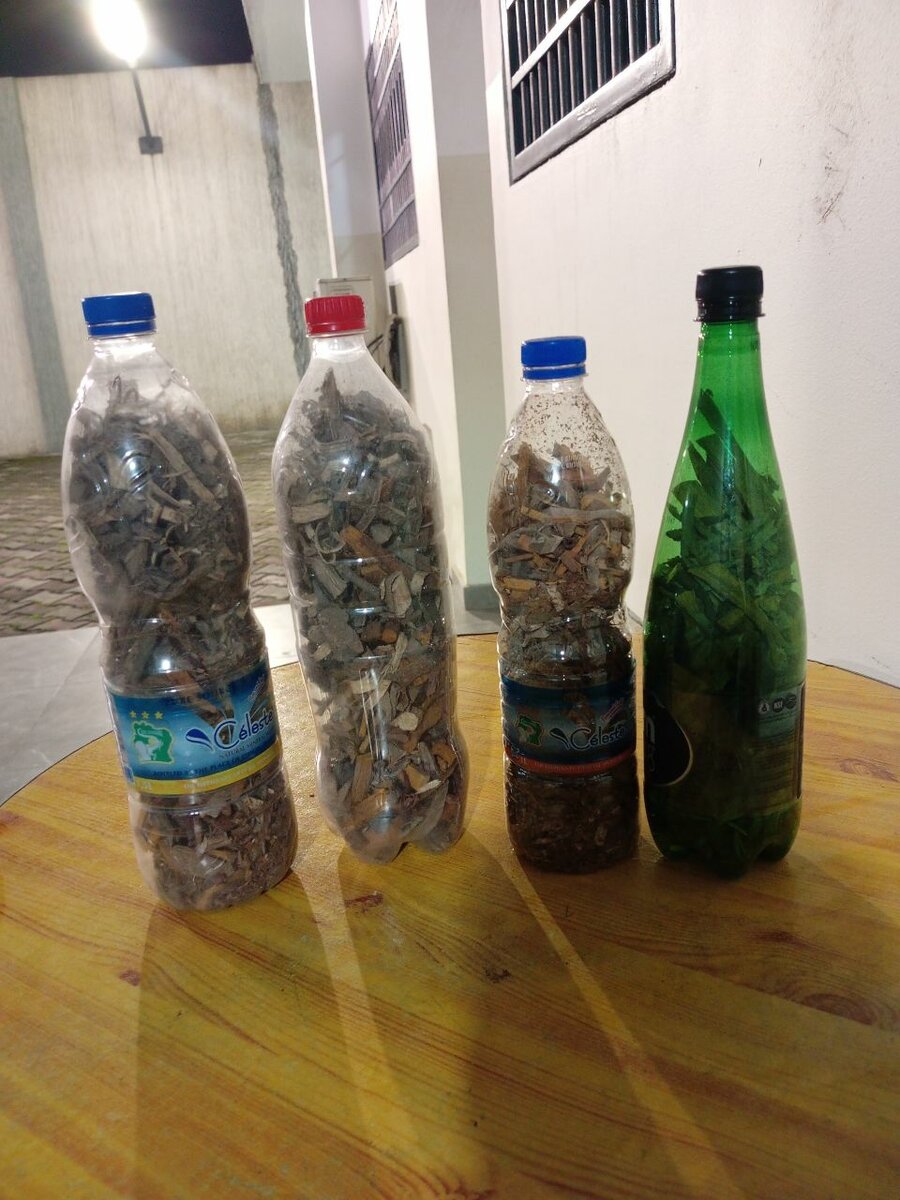 Bouteilles de Compost Maison