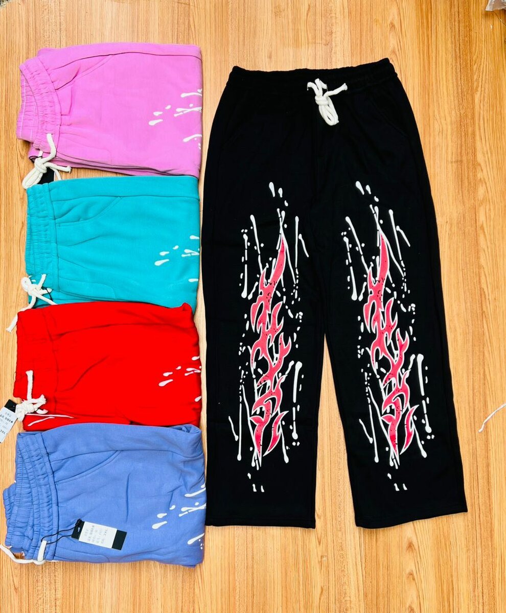 Pantalons de survêtement imprimés unisexes