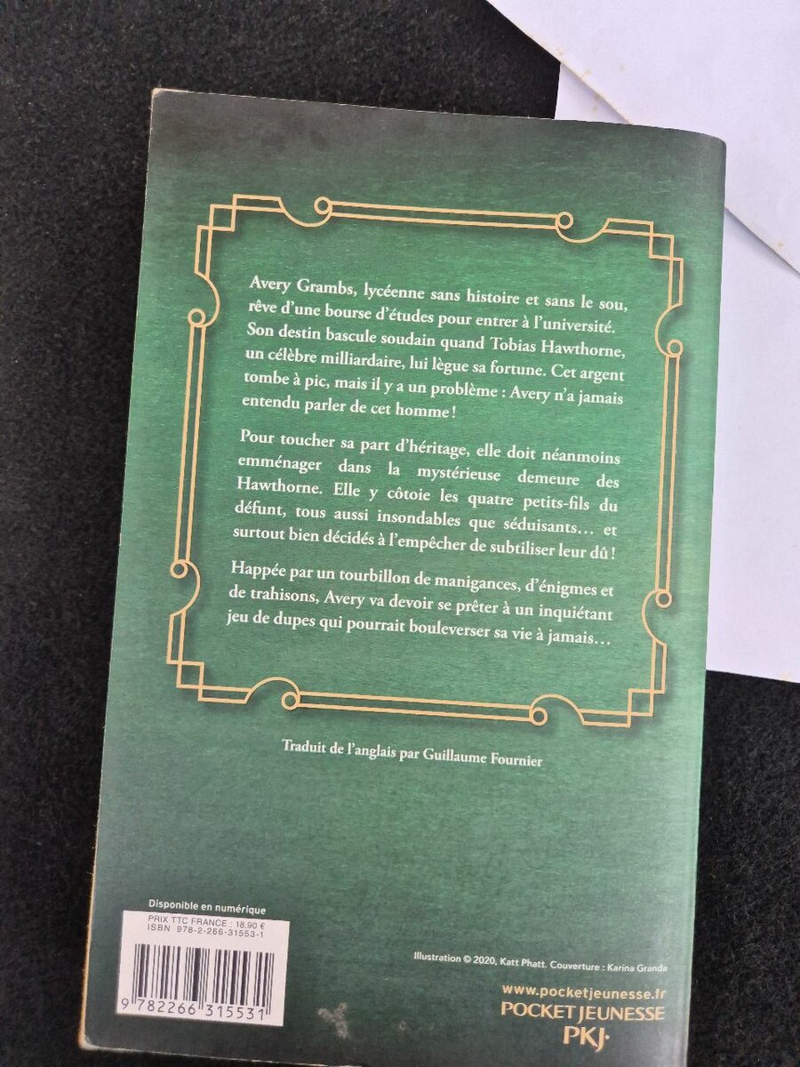 Livre Inheritance Games par Barnes