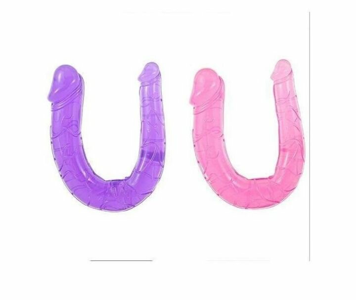 Double godemichet flexible