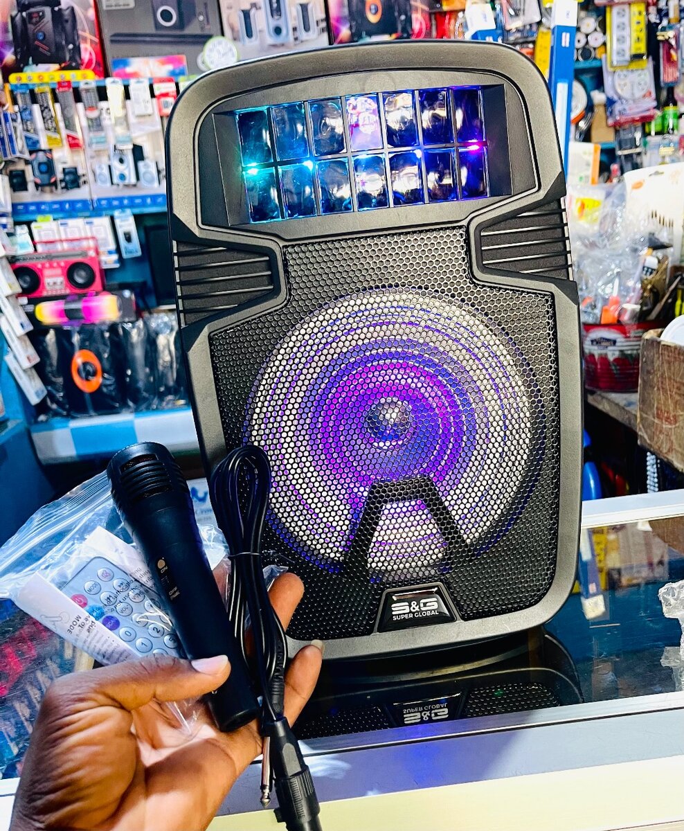 Power Haut Parleur Audio - USB-FM RADIO + 1 Micro