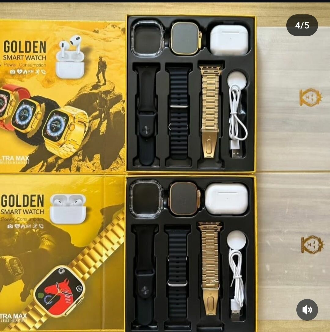 JRX 16 smart watch dunspin 3 in 1 +free airpods