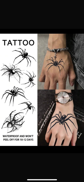 Tatouages Temporaires Araignée