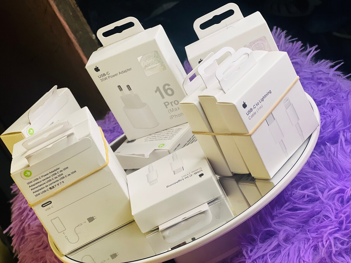 Adaptateur USB-C 35W et câble Lightning