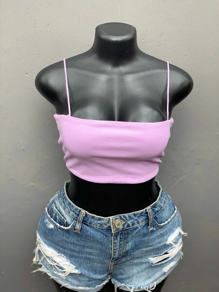 Top court lilas pour femmes