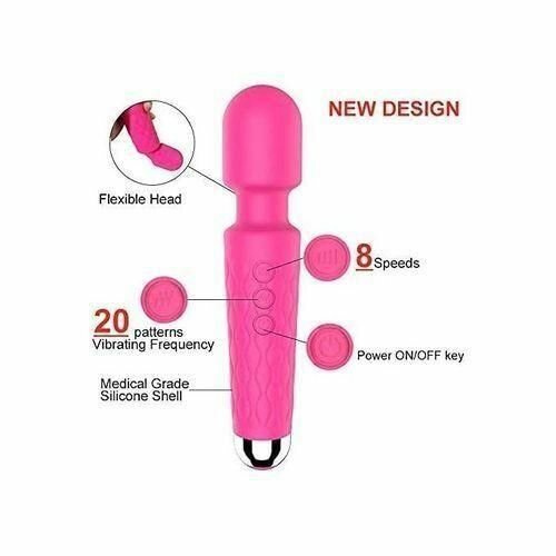 Vibromasseur silicone flexible