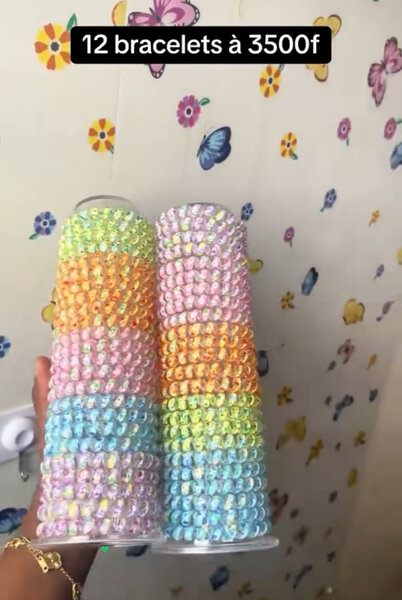 Bracelets Multicolores Élastiques