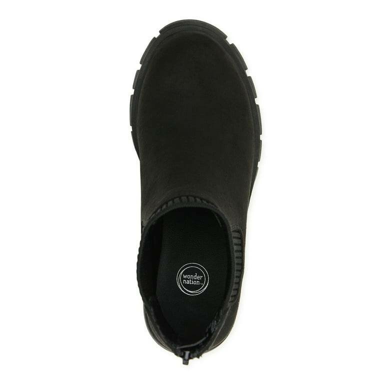 Wonder Nation Little & Big Girls Chelsea Boot, Sizes 13-4