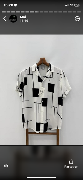 Chemise décontractée imprimée