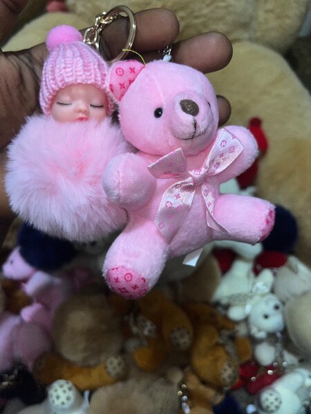 Porte-clés mignons peluche